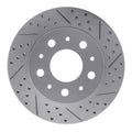 R1 14-21 Ram Promaster 2500 Rear Right Drilled & Slotted Geo-Carbon Rotor