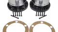 Locking Hub Set for 72-81 CJ's w/ 6-Bolt Flange Mounting for Std. 27 Spline Axle Crown Automotive