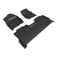 23C F250/F350/F450 CREW CAB BUCKET SEATS KAGU FLOORLINER ROW 1 & 2 BLACK
