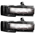 1517 F150/1719 RAPTOR SIDE MIRROR LENSES W WHITE LED TS SMOKED LENS