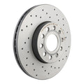 Brembo 10-13 Audi A3/15-16 A3/12-17 VW Beetle Front Premium Xtra Cross Drilled UV Coated Rotor