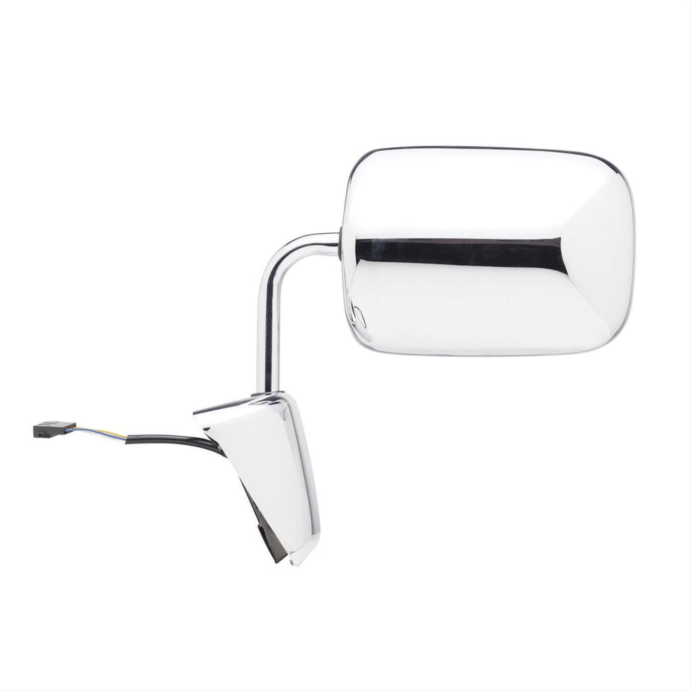 8893 DODGE PU/RAM CHARGER LH POWER OE MIRROR CHROME 6X9 OPTION LOW MOUNT