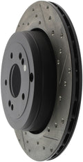Stoptech auto part close-up