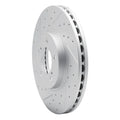R1 93-07 Ford Thunderbird Front Left Drilled & Slotted Geoperformance Rotor