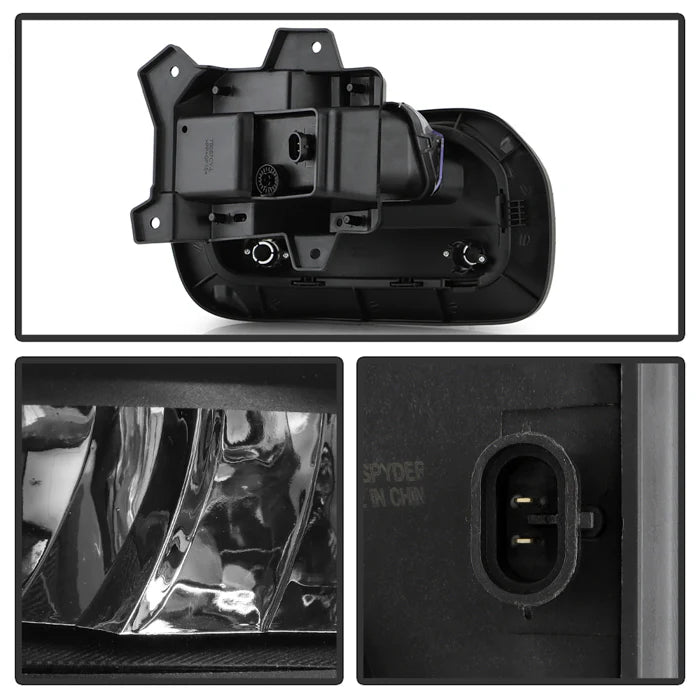 Spyder  Dodge RAM 1500 2025+ OEM Style Full Led Fog Lights W/ Switch- Set FL-DR2025-15-LED-C