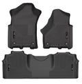 Weatherbeater Front & 2nd Seat Floor Liners For 2019-2024 RAM 2500/3500 Extended Cab Husky Liners