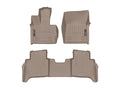 WeatherTech Tan Front and Rear Floorliners Fits -21-23 Mercedes-Benz 451509-1-2