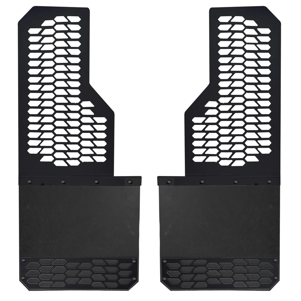 1519 SILVERADO/SIERRA 2500/3500 HD FRONT OR REAR 2 PC MUD SKINS SOLID BRUSHED STAI