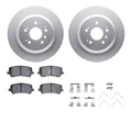 DFC 16-25 Honda Passport Rear Geospec Rotors with 5000 Advanced Brake Pads w/Hardware