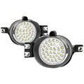 Spyder Jeep Grand Cherokee 05-09/Commander 06-08 LED Fog Lights w/Switch Clear FL-LED-JGC05-C