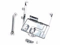 Rugged Ridge 76-86 Jeep CJ Stainless Steel Battery Tray Kit