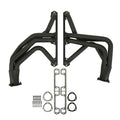 Long Tube Header Black Paint 1972-1974 Jeep Cj 5/6/7 290-401 Tube Size 1.625 Inch Collector Size 3 Inch Automatic Shift Column And Standard Shift Floor FlowTech
