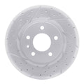 DFC 11-25 Buick Lacrosse Front Left Drilled & Slotted Geoperformance Rotor