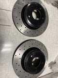 DBA 05-06 Pontiac GTO Front Street Series Drilled & Slotted Rotor w/Gold Hat