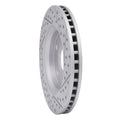 DFC 08-16 Chrysler Town & Country Front Left Drilled & Slotted Geoperformance Rotor