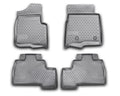 ~(12 lbs. 33X20X6)~ Profile Floor Liners Front and 2nd Row Black F-150 SuperCrew 2009-2014