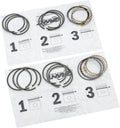Standard Engine Piston Ring Set for Multiple 65-90 Jeep Models w/ 6 Cylinder Eng Crown Automotive