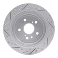 R1 04-09 Lexus Rx330 Rear Right Drilled & Slotted Geoperformance Rotor