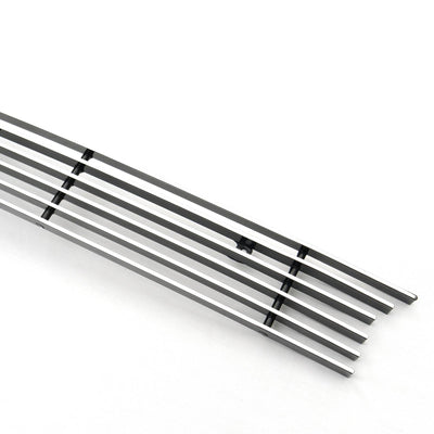 Billet Bumper Grille Polished Aluminum 1 Pc Insert