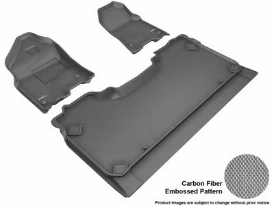 3D MAXpider 2019-2020 Dodge Ram 1500 Crew Cab Kagu 1st & 2nd Row Floormats - Gray