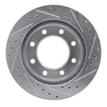 DFC 99-20 Cadillac DeVille Front Left Drilled & Slotted Silver Brake Rotor