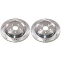 Power Stop 20-23 Toyota Highlander Rear Drilled & Slotted Rotor (Pair)