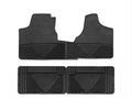 WeatherTech 96-00 Plymouth Voyager Front and Rear Rubber Mats - Black