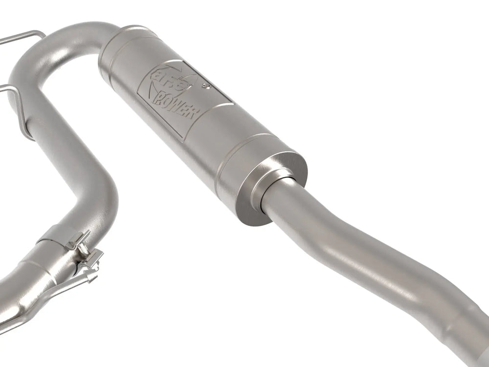 aFe polished cat-back exhaust