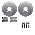 DFC 97-04 Ford Expedition Rear Geospec Rotors with Heavy Duty Brake Pads w/Hardware