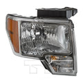 CAPA 0914 FD F SERIES PU LD CHROME W/O LOGO HEAD LAMP ASSY RH