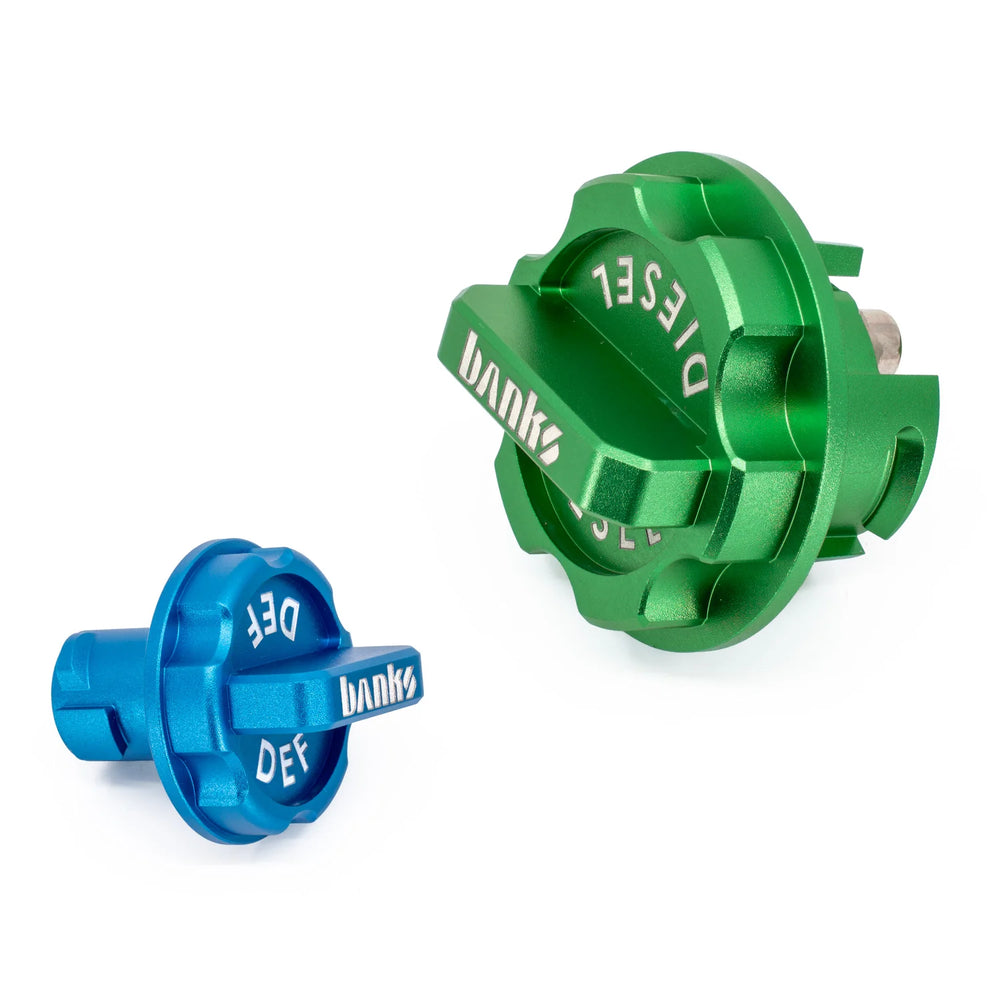 Banks Power 19-23 RAM 1500 3.0L Revolver Billet Diesel and DEF Fuel Cap
