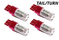 Diode Dynamics 7443 LED Bulb HP11 LED - Red Set of 4