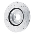 DFC 22-25 Ford Maverick Front Right Drilled & Slotted Silver Brake Rotor