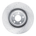 DFC 22-25 Ford Maverick Front Right Drilled & Slotted Silver Brake Rotor