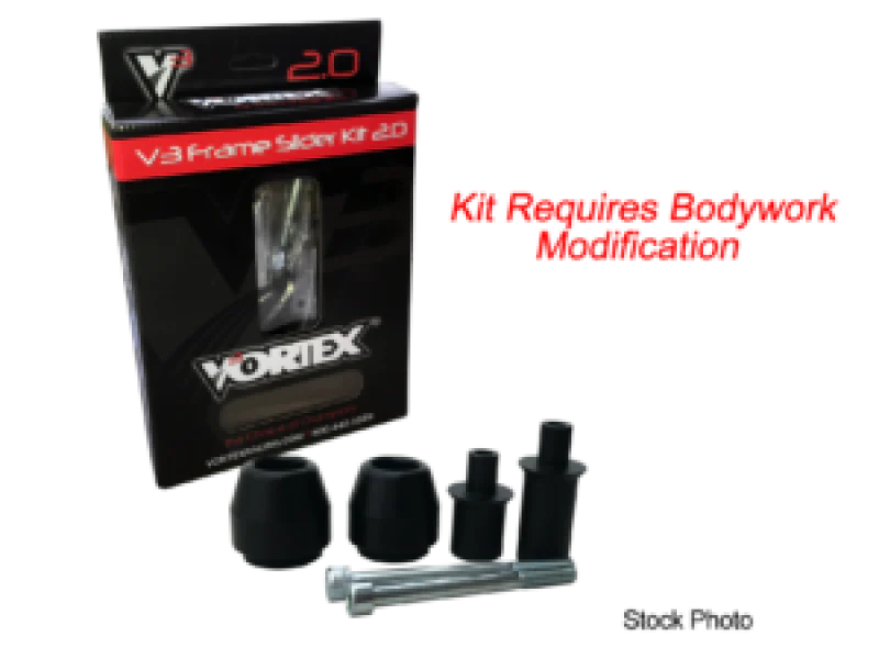 Vortex Racing 09-16 Suzuki GSX-R 1000 V3 2.0 Frame Slider Kit- Modification Required