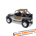 76-86 Jeep CJ7 Tan Traditional Bikini