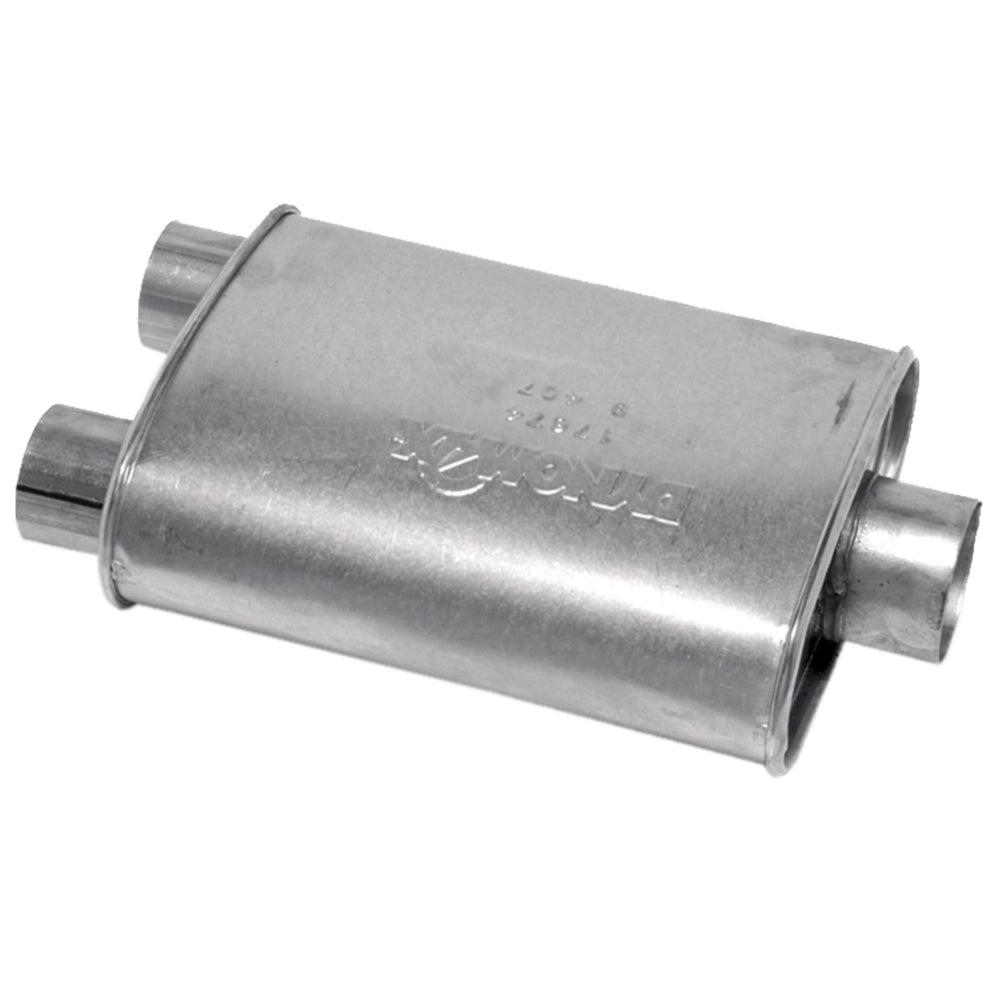 SUPER TURBO MUFF CENTER INLET DUAL OUTLET 17IN BODY