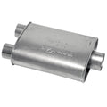SUPER TURBO MUFF CENTER INLET DUAL OUTLET 17IN BODY