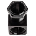Adapter Radiator Outlet 90-Deg AN-20 M-F