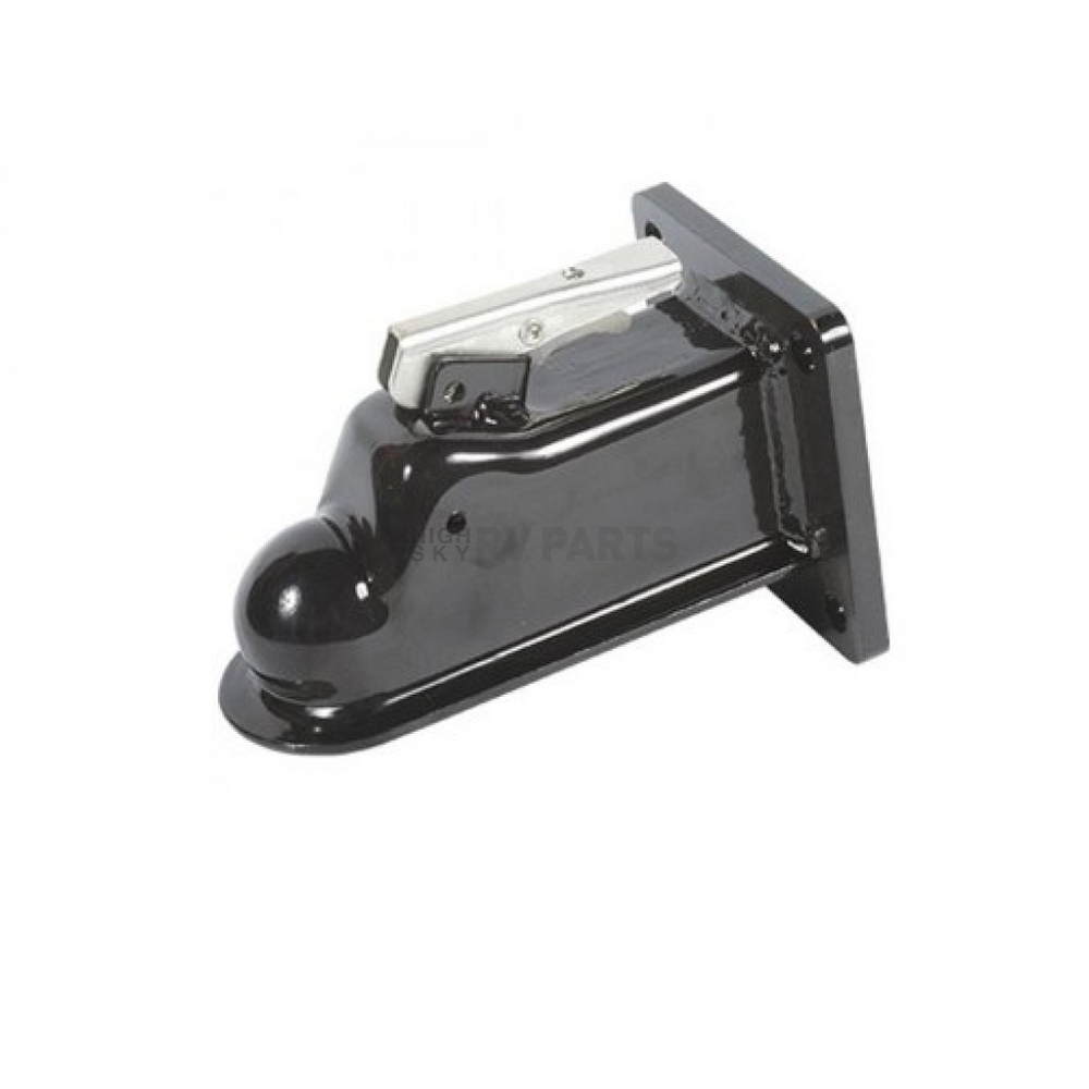 COUPLER 2 5/16IN BLK W/FLAT MNT .63