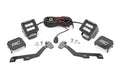 LED Light Kit | Ditch Mount | 2" Black Pair | Flood | Ram 1500 2WD/4WD (19-26)