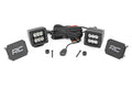 1x 70059 1x 70903BL LED Light Cowl Mnt 2 Black Pair Jeep Gladiator JT (20-22) Wrangler JL (18-22)