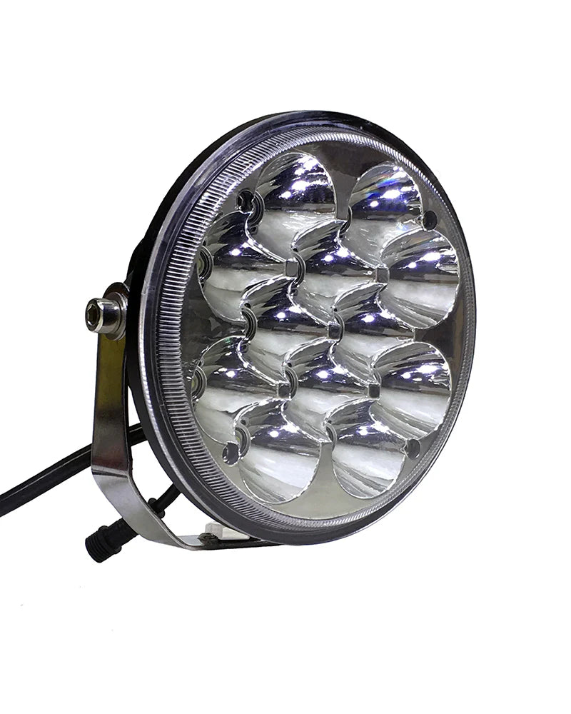 ~(2 lbs. 6X6X4)~ 5.75 Inch Headlight 36 Watt Spot Tempest Series Quake LED