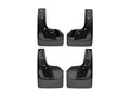 WeatherTech 19+ Dodge Ram w/ Factory Flares Rear No Drill Mudflaps - Black