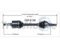 NEW CV AXLE