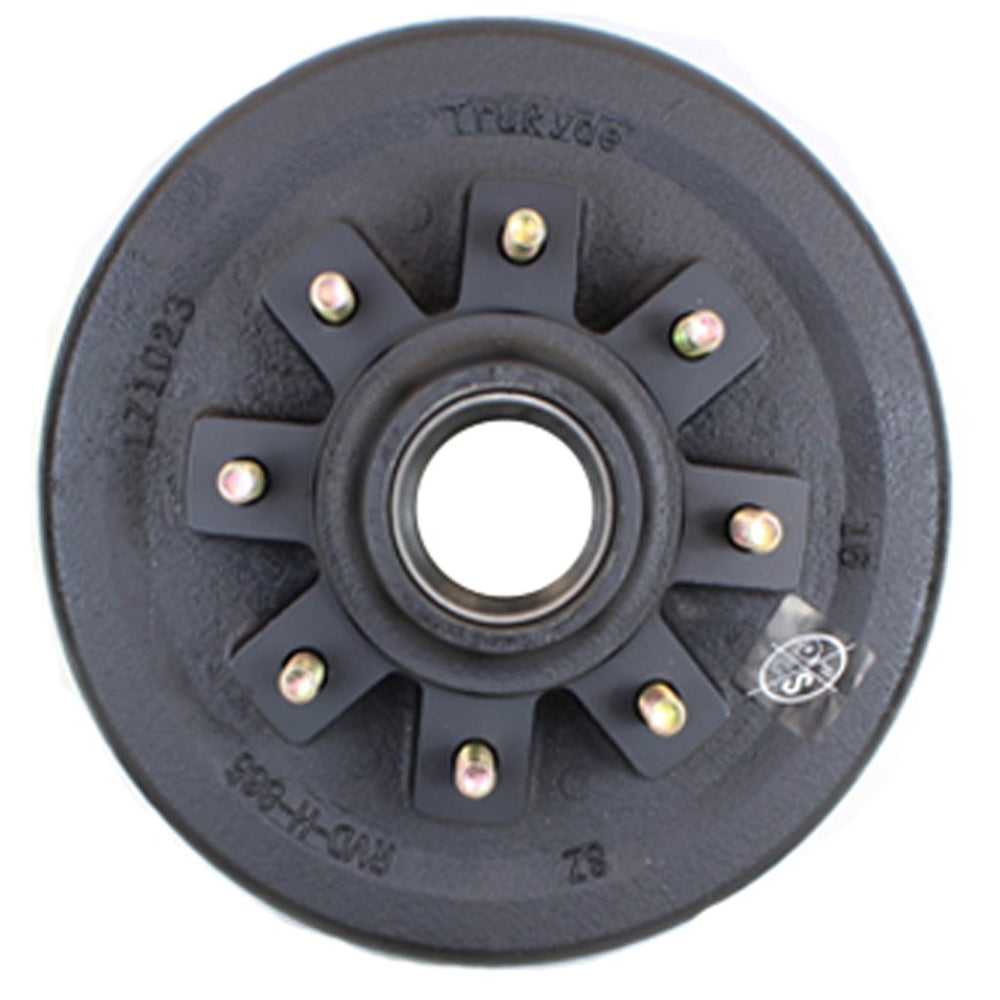 BRAKE DRUM 7.0K 86.5IN BC CUPPED PAINTED STUDDED1/2 INCH STUDS