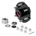 IDLER HUB COMPLETE KIT W/ INSTALLED BEARINGS4.4K LB AXLES 6 ON 51/2IN BOLT PATTERN 1/2IN STUD SIZE