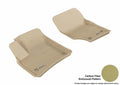 3D MAXpider 2003-2010 Porsche/Volkswagen Cayenne/Touareg Kagu 1st Row Floormat - Tan