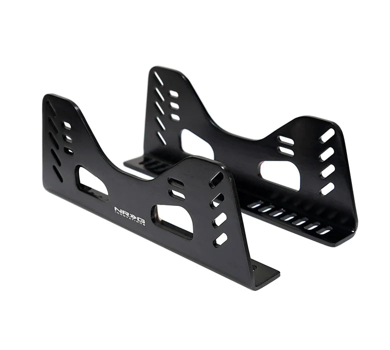 NRG Tall Aluminum Side Mount Bracket (Pairs) - Black