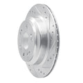 DFC 05-12 Acura RL Rear Right Drilled & Slotted Silver Brake Rotor
